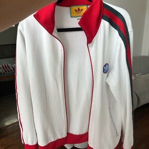 Gucci White and Red Jacket